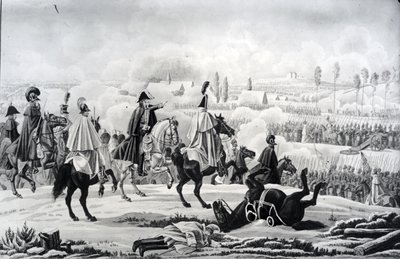 Die Schlacht von Brienne, 1. Februar 1814 von German School